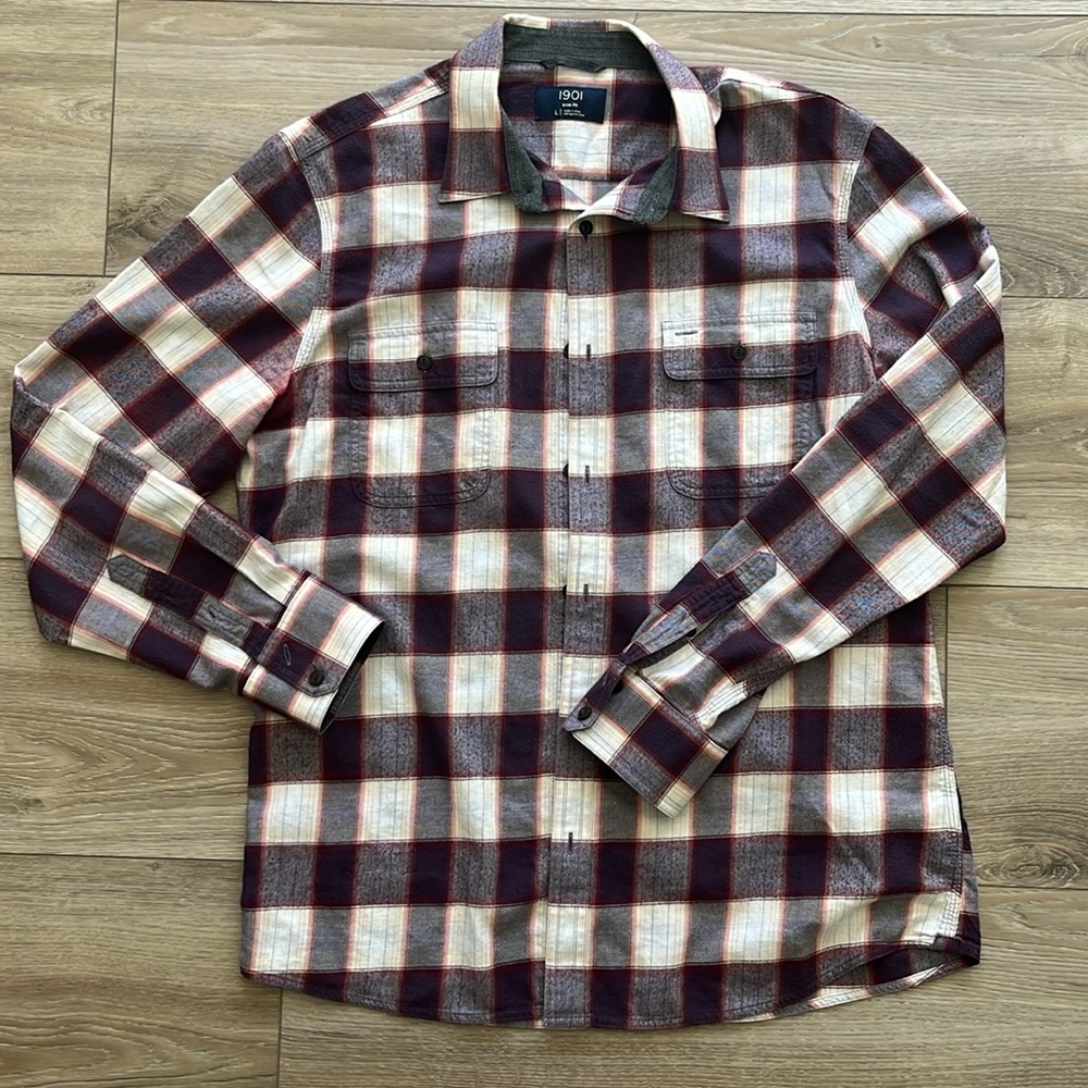 1901 Trim Fit Lightweight Flannel